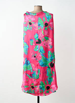 Rochie midi croială fluidă fără mâneci roz PRIMADONNA femeie