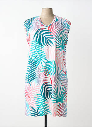 Rochie de plajă croială cambrată verde SUN LIVE femeie