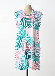 Rochie de plajă croială cambrată verde SUN LIVE femeie