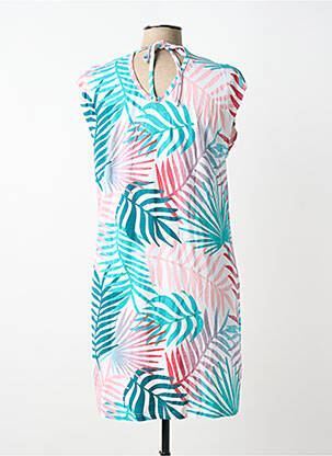 Rochie de plajă croială cambrată verde SUN LIVE femeie