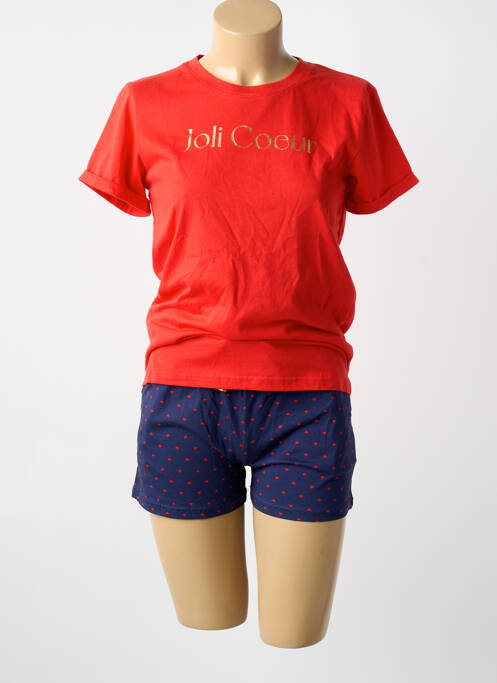 Pijama roșu ARTHUR femeie