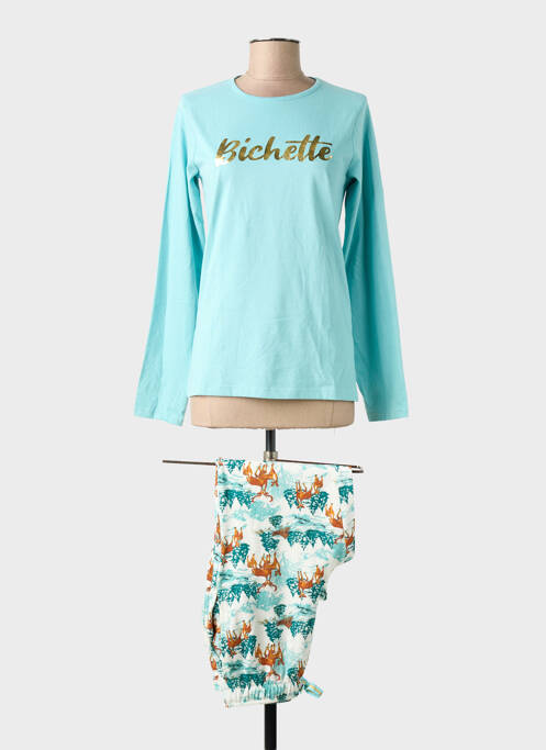 Pijama albastru ARTHUR femeie