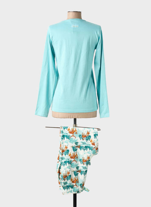 Pijama albastru ARTHUR femeie