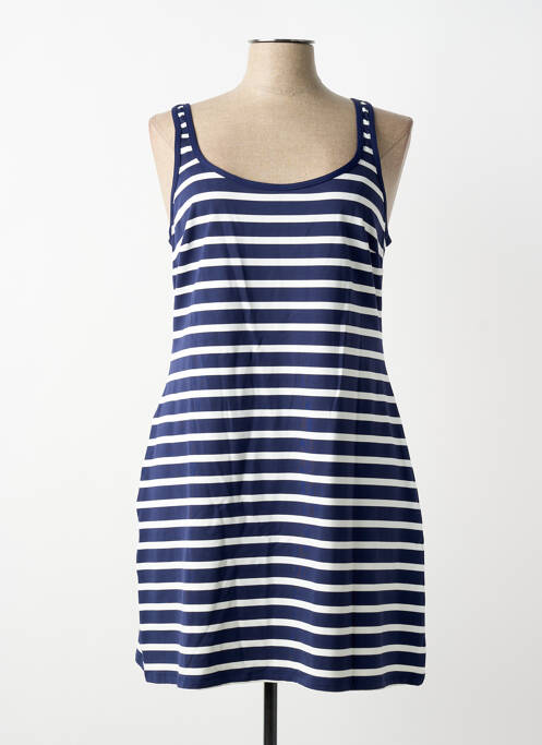 Rochie de plajă croială cambrată albastru PRIMA DONNA femme