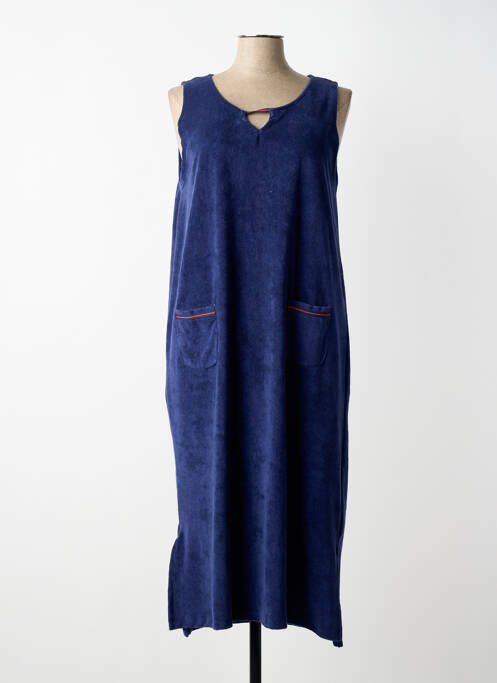 Rochie de plajă croială cambrată albastru SUN LIVE femme