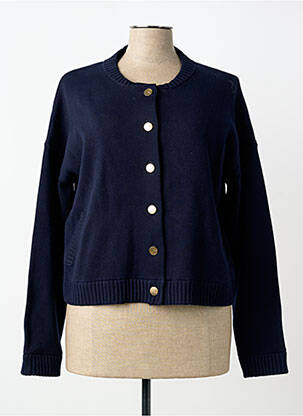 Vestă cu mâneci lungi albastru ELLE EST OU LA MER femeie