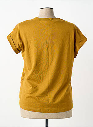 Tricou serigrafie flockată mâneci scurte verde GRACE & MILA femeie