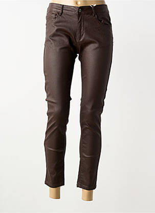 Pantalon 7/8 maro ONADO femeie