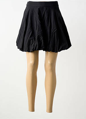 Fustă scurtă negru PIECES femeie