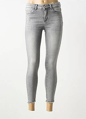 Blugi skinny mărime normală mărime normală gri ONLY femeie