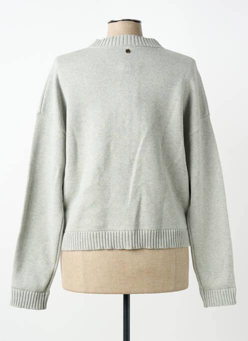 Vestă cu mâneci lungi gri ELLE EST OU LA MER femeie