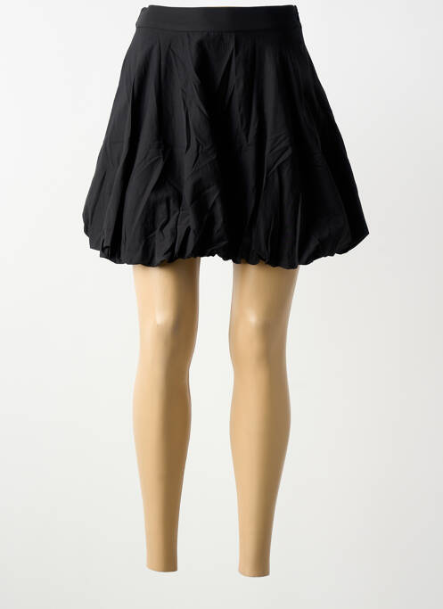 Fustă scurtă negru PIECES femeie