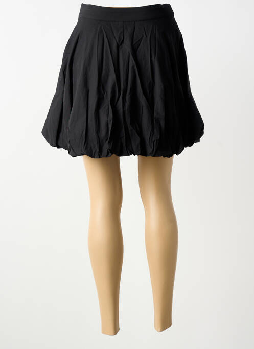 Fustă scurtă negru PIECES femeie