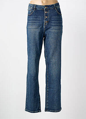 Blugi cu croială dreaptă albastru ONADO femeie