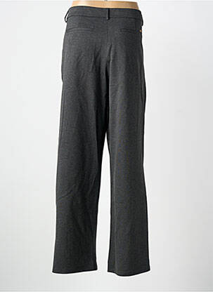 Pantalon larg talie cu cleme talie înaltă gri ELLE EST OU LA MER femeie