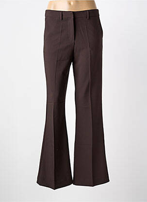 Pantalon evazat maro GRACE & MILA femeie