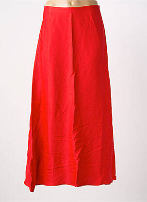 Fustă lungă roșu PIECES femeie