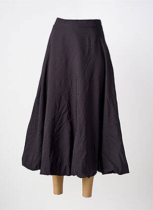 Fustă lungă negru PIECES femeie