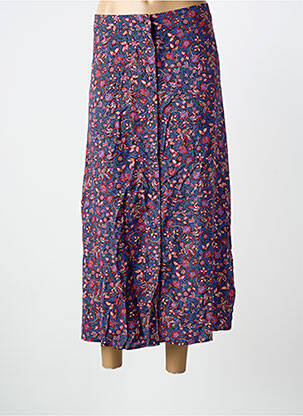 Fustă lungă albastru PIECES femeie