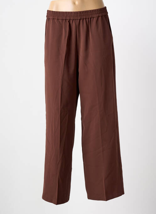 Pantalon drept maro GRACE & MILA femeie
