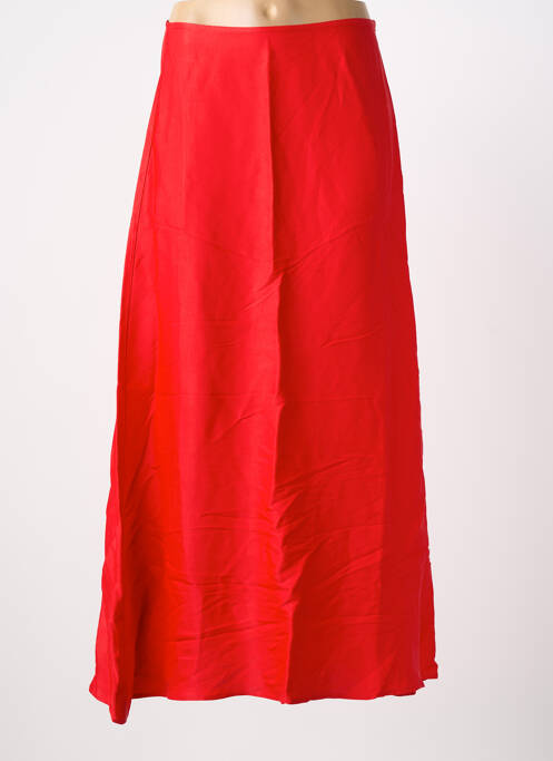 Fustă lungă roșu PIECES femeie