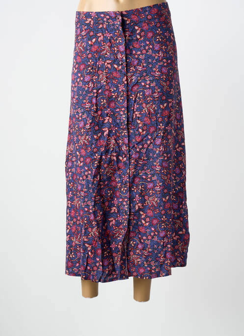 Fustă lungă albastru PIECES femeie