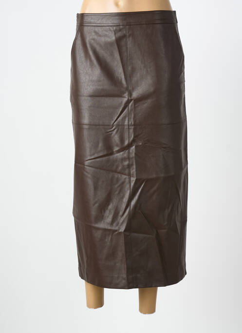 Fustă lungă maro GRACE & MILA femeie