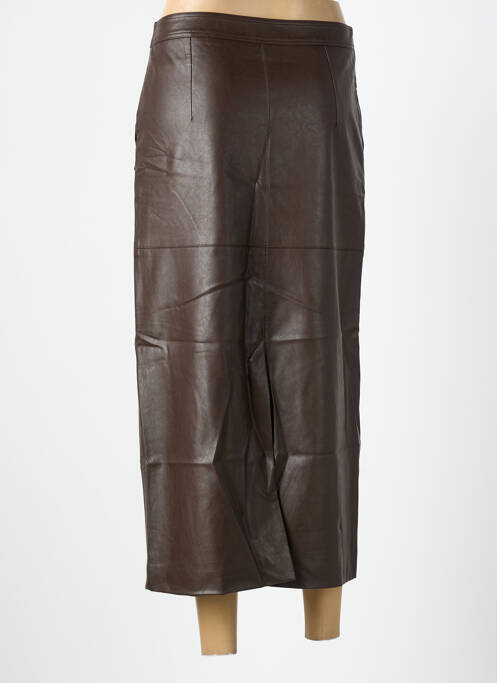 Fustă lungă maro GRACE & MILA femeie