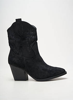 Botine/ghete vârf ascuțit toc de 7 la 9 cm negru FINDLAY femeie