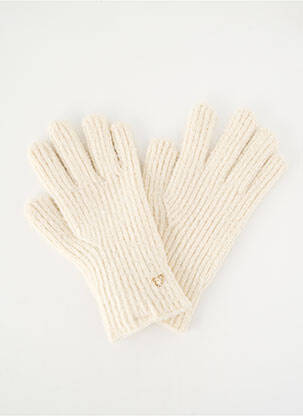 Mănuși elasticitate bej PIECES femme