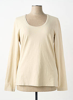 Top bej SANDWICH femeie