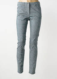 Pantalon slim buzunare albastru SANDWICH femme