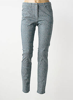 Pantalon slim albastru SANDWICH femeie