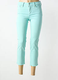 Pantalon 7/8 închidere cu fermoar sub clapetă cu nasturi albastru NYDJ femme
