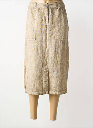 Fustă midi bej SANDWICH femeie