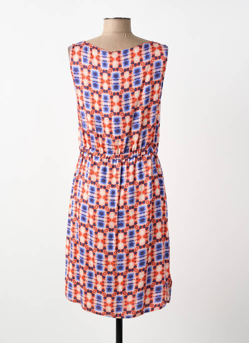 Rochie midi imprimeu fantezie fără mâneci roșu LA FEE MARABOUTEE femme