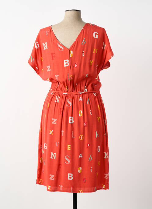 Rochie scurtă mâneci lungi mâneci lungi portocaliu NICE THINGS femme