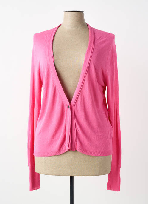 Vestă cu mâneci lungi roz SANDWICH femeie