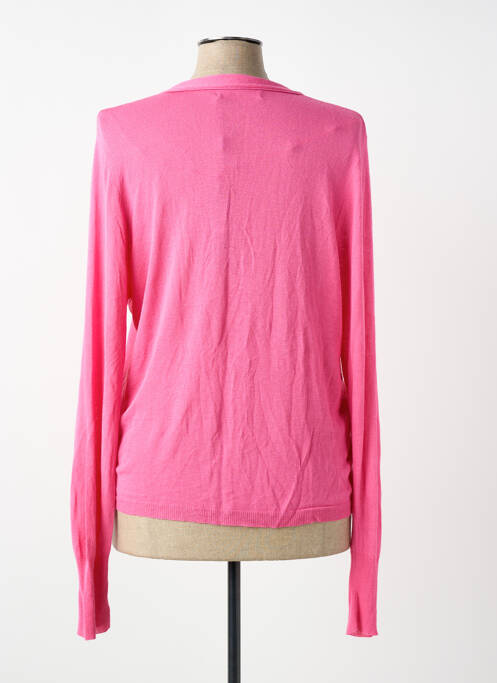 Vestă cu mâneci lungi roz SANDWICH femeie
