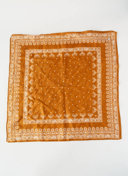 Eșarfă țesătură poplin maro YERSE femme