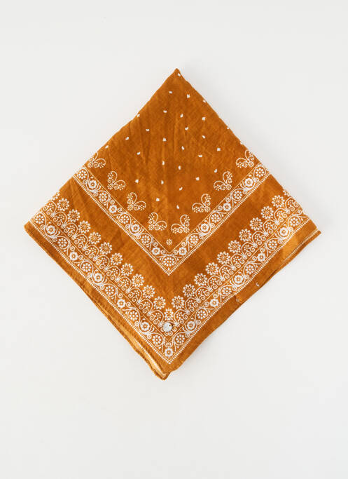 Eșarfă țesătură poplin maro YERSE femme