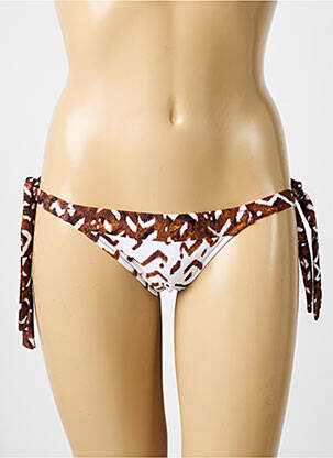 Chiloți de baie imprimeu fantezie chiloți alb ANTIGEL femme