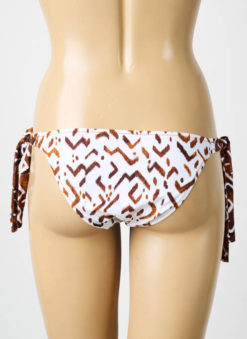 Chiloți de baie imprimeu fantezie chiloți alb ANTIGEL femme