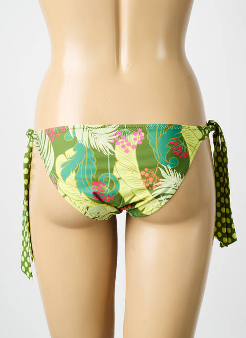 Chiloți de baie imprimeu fantezie chiloți verde ANTIGEL femme