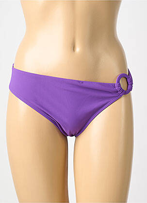 Chiloți de baie efect material satinat chiloți violet AUBADE femeie