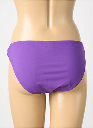 Chiloți de baie efect material satinat chiloți violet AUBADE femeie