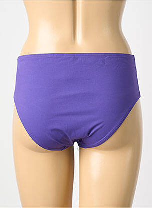 Chiloți de baie efect material satinat chiloți violet EMPREINTE femeie
