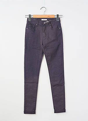 Pantalon slim albastru NINA CARTER femeie