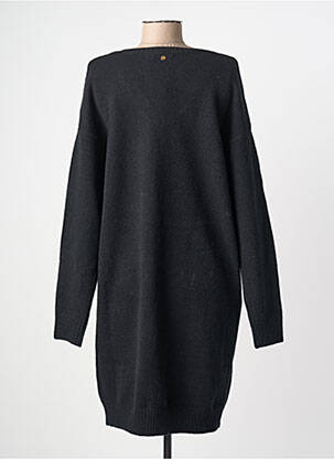 Rochie pulover croială dreaptă mâneci lungi negru DEELUXE femeie