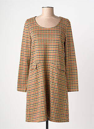 Rochie midi maro PRINCESSE NOMADE femeie